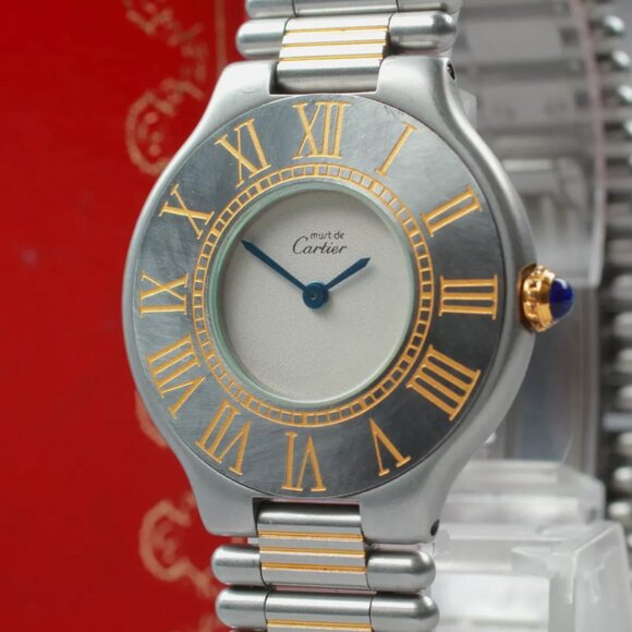 MINT Ladies Cartier Must De 21 Watch w/ Box - Picture 1 of 6